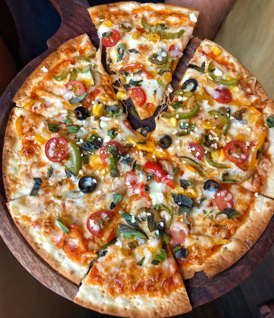 Vegetarian Hot Pizza